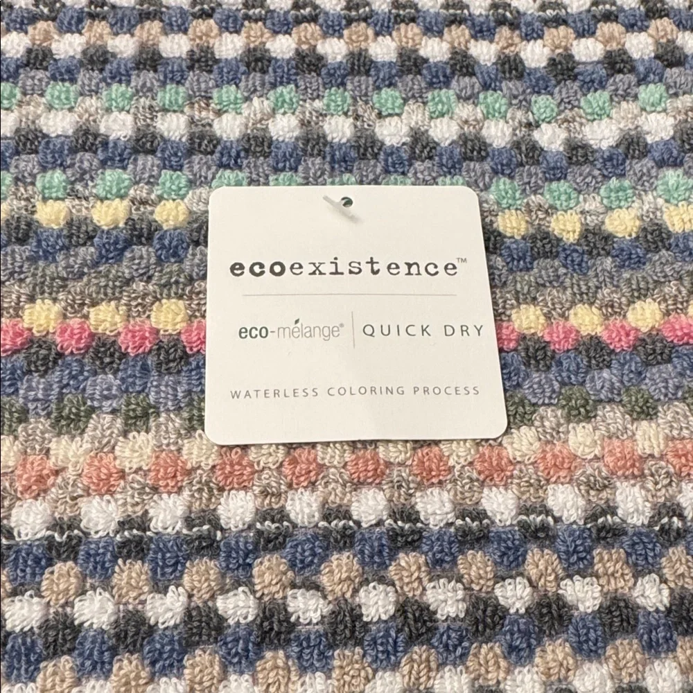 4pc ECOEXISTENCE Eco-Melange Quick Dry Bath Towel Set - WaterlessColoringProcess - Picture 4 of 9